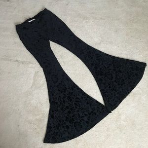 Lightweight Velvet Bell Bottoms